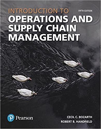 Introduction to Operations and Supply Chain Management (5th Edition) [2019] - Original PDF